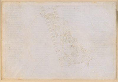 A Divina Commedia, Paradiso XXII. A hetedik bolygószféra (a Szaturnusz égboltja): Szent Benedek beszámolója; feljutás a Jákób-létrán a csillagos égboltra alkotó: Sandro Botticelli