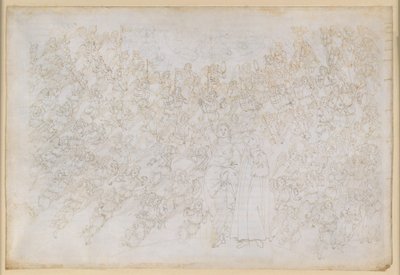 A Divina Commedia, Paradiso XXVIII. A kilencedik szféra (Kristályég vagy Primum Mobile): Dante Istent vakítóan ragyogó pontként látja, amelyet angyalkórusok vesznek körül; Beatrice elmagyarázza a szféra hierarchiáját és hatóerőit alkotó: Sandro Botticelli