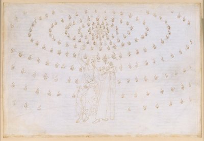 A Divina Commedia, Paradiso XXV. Nyolcadik szféra (állandó csillagos ég): Jakab megvizsgálja Dantét a második teológiai erény, a remény terén; János evangélista megjelenése és beszéde a paradicsomi lények természetéről; Dante elkáprázása alkotó: Sandro Botticelli