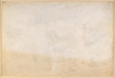 A Divina Commedia, Purgatórium VIII. Előpurgatórium, középső övezet: a késlekedő fejedelmek völgye; a kígyó kísértése; beszélgetés Nino Viscontival és Currado Malaspinával alkotó: Sandro Botticelli