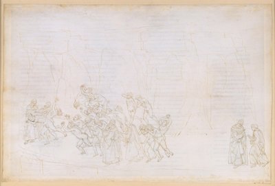 A Divina Commedia, Purgatórium XVIII. Negyedik kör: Vergilius elmagyarázza Danténak a szeretet elvét és a szabad akarat szerepét; a lusták bűnbánata alkotó: Sandro Botticelli