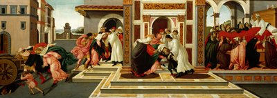 Utolsó csoda és Szent Zenobius halála, c. 1500 alkotó: Sandro Botticelli