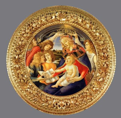 Mária a gyermekkel és öt angyallal alkotó: Sandro Botticelli