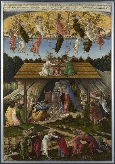 Misztikus betlehemes. 1500 alkotó: Sandro Botticelli