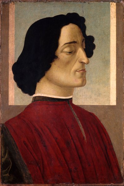 Giuliano de Medici portréja 14531478, 1475 körül alkotó: Sandro Botticelli