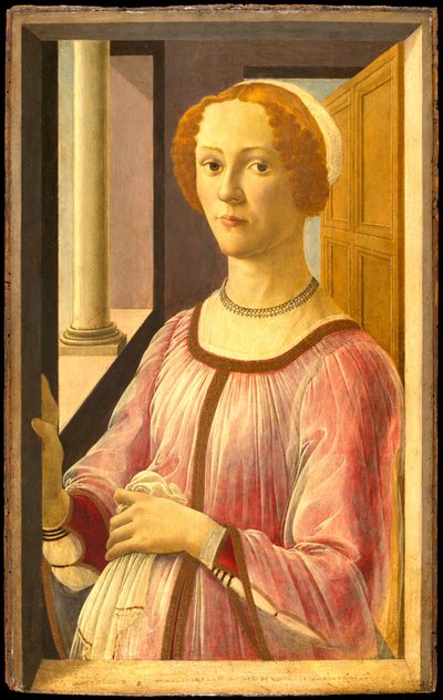 Smeralda Bandinelli portréja alkotó: Sandro Botticelli