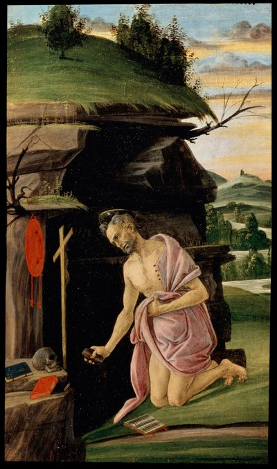 Szent Jeromos, 1498 és 1505 között alkotó: Sandro Botticelli