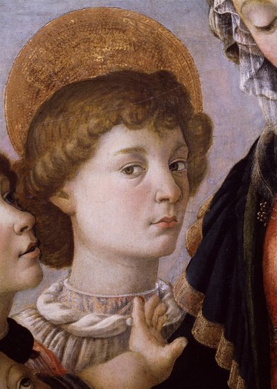 Szent János a Szűztől és a Gyermektől (tempera fán) alkotó: Sandro Botticelli