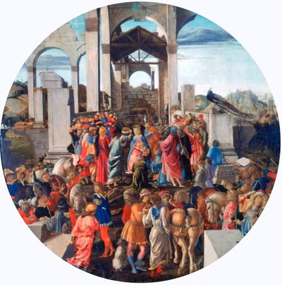 A királyok imádása, 1470-1475 alkotó: Sandro Botticelli