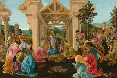 A mágusok imádása alkotó: Sandro Botticelli