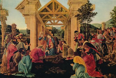 A mágusok imádása, c1475-1476 alkotó: Sandro Botticelli