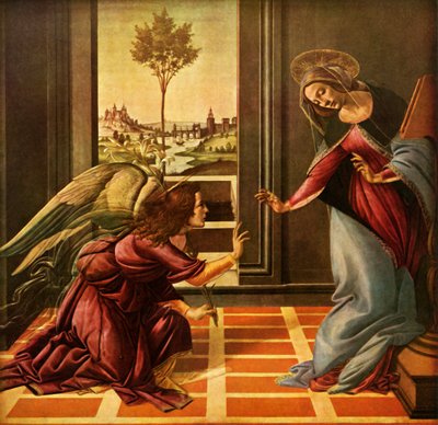 A Cestello Angyali üdvözlet, 1489, 1937. alkotó: Sandro Botticelli