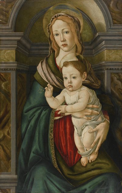 A Madonna és gyermeke alkotó: Sandro Botticelli