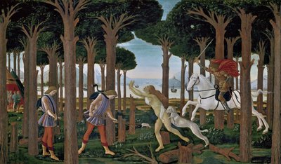 Nastagio degli Onesti története I. alkotó: Sandro Botticelli