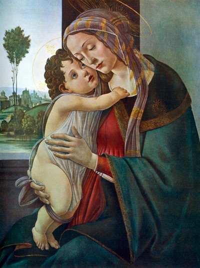 A Szűz és a Gyermek, c1475-1500, 1912. alkotó: Sandro Botticelli
