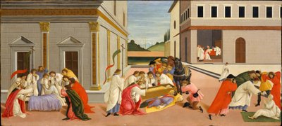 Szent Zenobius három csodája alkotó: Sandro Botticelli