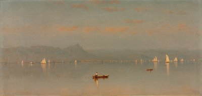 Haverstraw-öböl, 1868. alkotó: Sanford Robinson Gifford