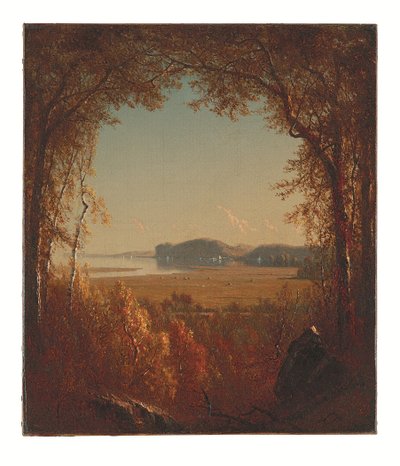 Hook Mountain Nyack közelében, New York (olaj, vászon) alkotó: Sanford Robinson Gifford