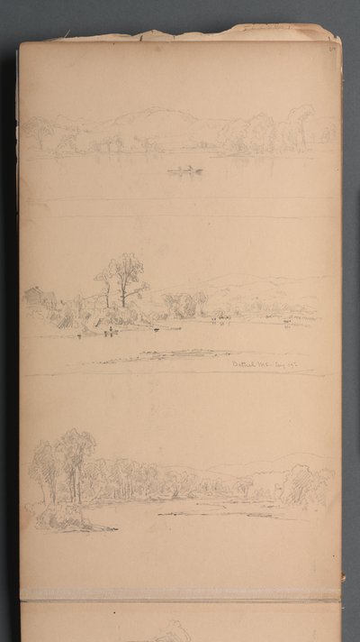Vázlatfüzet, 05. oldal: "Bethel ME Aug 19." alkotó: Sanford Robinson Gifford