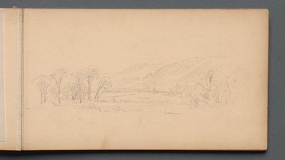 Skizzenbuch, Seite 06: "Gorham" (Maine) alkotó: Sanford Robinson Gifford