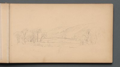 Vázlatfüzet, 06. oldal: Gorham Maine, 1859. alkotó: Sanford Robinson Gifford