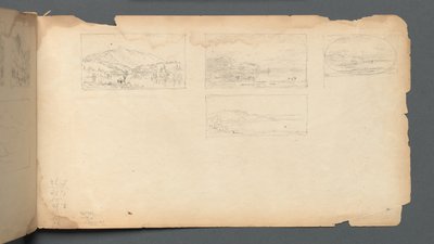 Vázlatfüzet, 40. oldal: Maine-i táj alkotó: Sanford Robinson Gifford