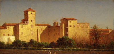 Villa Malta, Róma, 1879. alkotó: Sanford Robinson Gifford