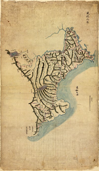 Chosŏn chido. LOC 83675009-4 alkotó: Sang Gi Chŏng