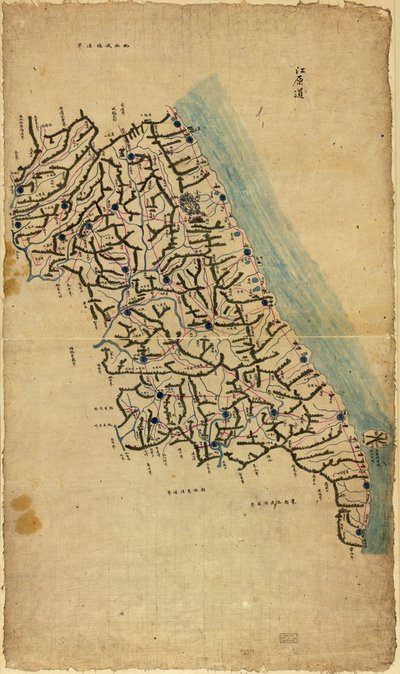 Chosŏn chido LOC 83675009-8 alkotó: Sang Gi Chŏng