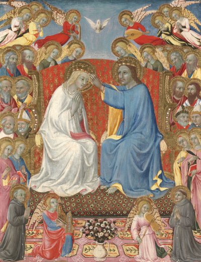 A Szűz koronázása alkotó: Sano di Pietro