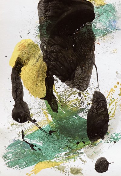 Modern absztrakt ecsetvonások alkotó: Santhosh ch