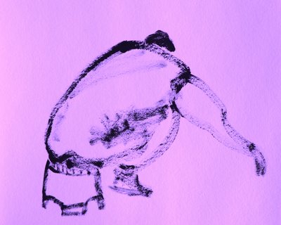Guggoló emberi alak alkotó: Santhosh ch