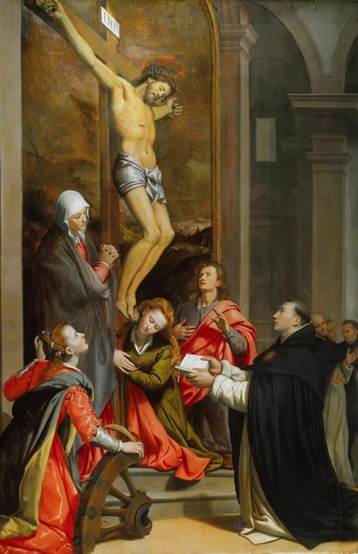 Aquinói Szent Tamás látomása, 1593. alkotó: Santi di Tito