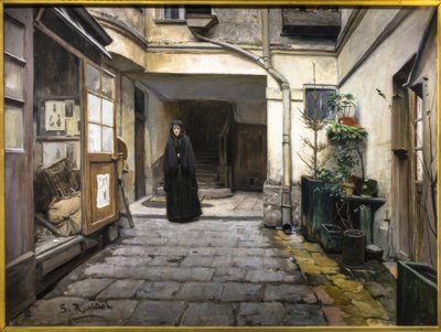 Die Pfandleihe alkotó: Santiago Rusiñol