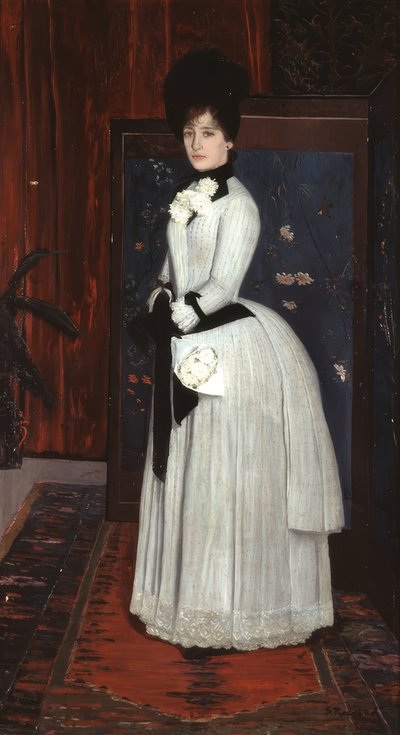 Fräulein Lluïsa Denís alkotó: Santiago Rusiñol