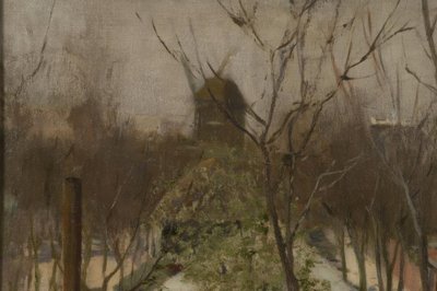 Park von Moulin de la Galette alkotó: Santiago Rusiñol