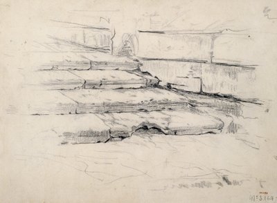 Lépések tanulmányozása alkotó: Santiago Rusiñol