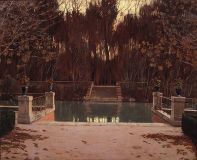 A leszállóhely alkotó: Santiago Rusiñol