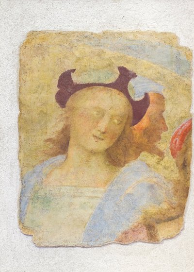 Fiatal férfi (freskó) alkotó: Sanzio of Urbino (attr. to) Raphael