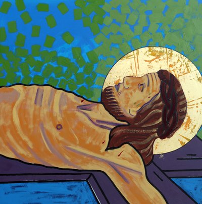 Jézust a keresztre szegezték alkotó: Sara Hayward