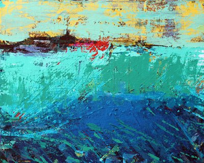 Sound of Iona II (akril, vászon) alkotó: Sara Hayward