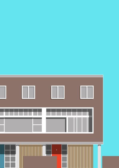 1-3 Willow Road, 2020 (digitális) alkotó: Sarah Evans