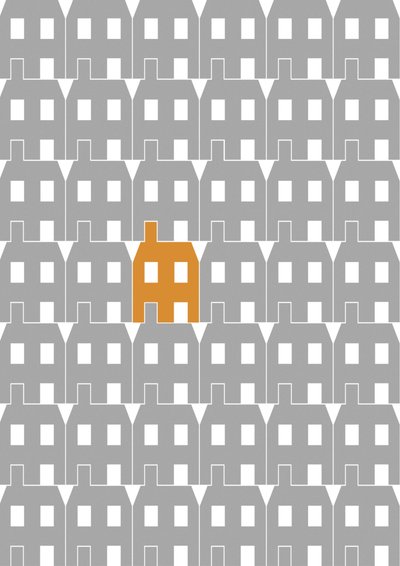 Grey Paper House_Large, 2020 (digitális) alkotó: Sarah Evans
