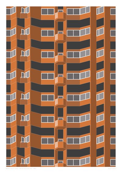 Worlds End Estate, 2014 (grafikai giclee nyomat) alkotó: Sarah Evans