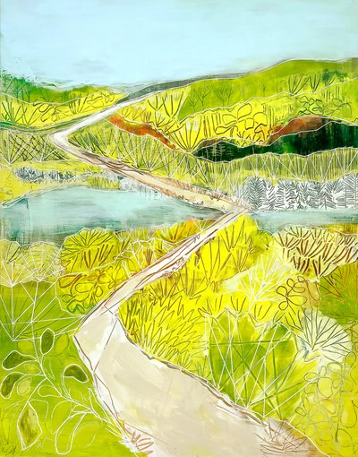 Élénk, kanyargós ösvény alkotó: Sarah Fitzgerald