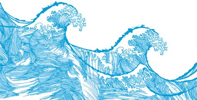 Kanagawa Wave, 2009 (Ji Gita l) alkotó: Sarah Hough