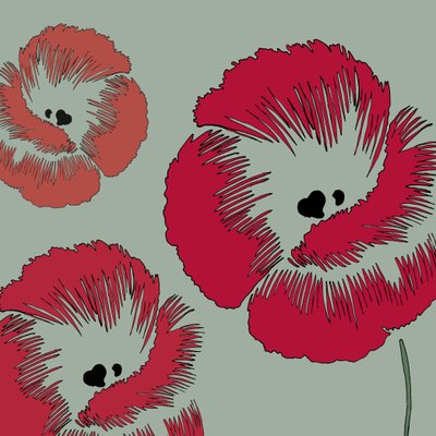 Picnic Poppy, 2005 (digitális) alkotó: Sarah Hough