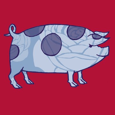 Piddle Valley Pig, 2005 (digitális) alkotó: Sarah Hough