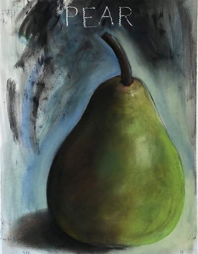 "Körte" (pasztell) alkotó: Sarah Thompson Engels