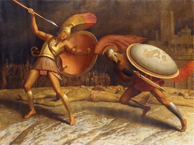 Hektor és Akhilleusz, 1923-26 alkotó: Sascha Schneider